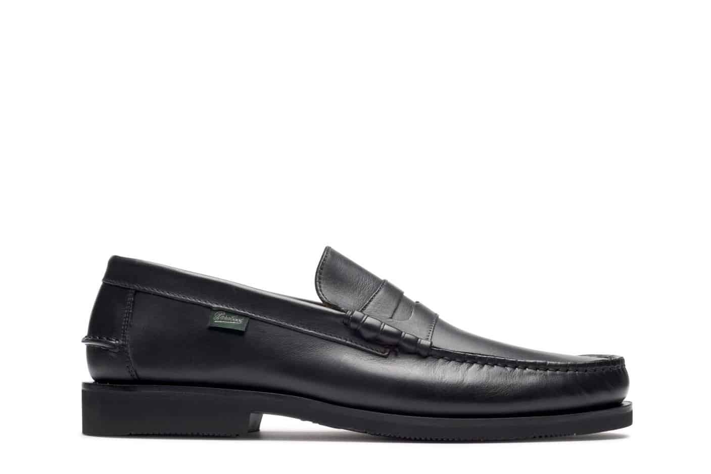 Brighton - Black Silk - Rubber Sole