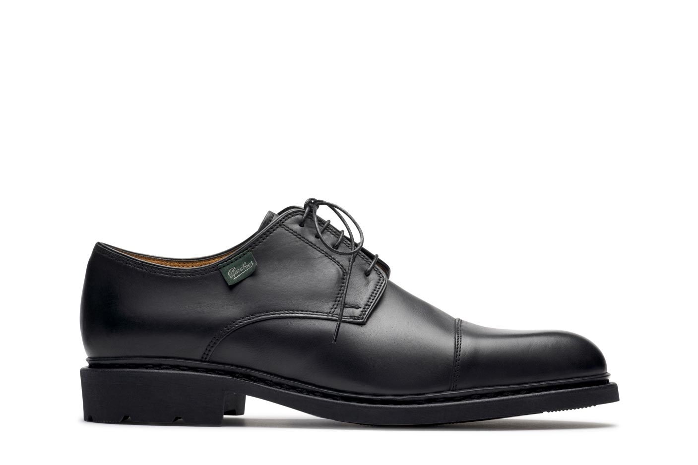 Dickens - Black Silk - Rubber Sole