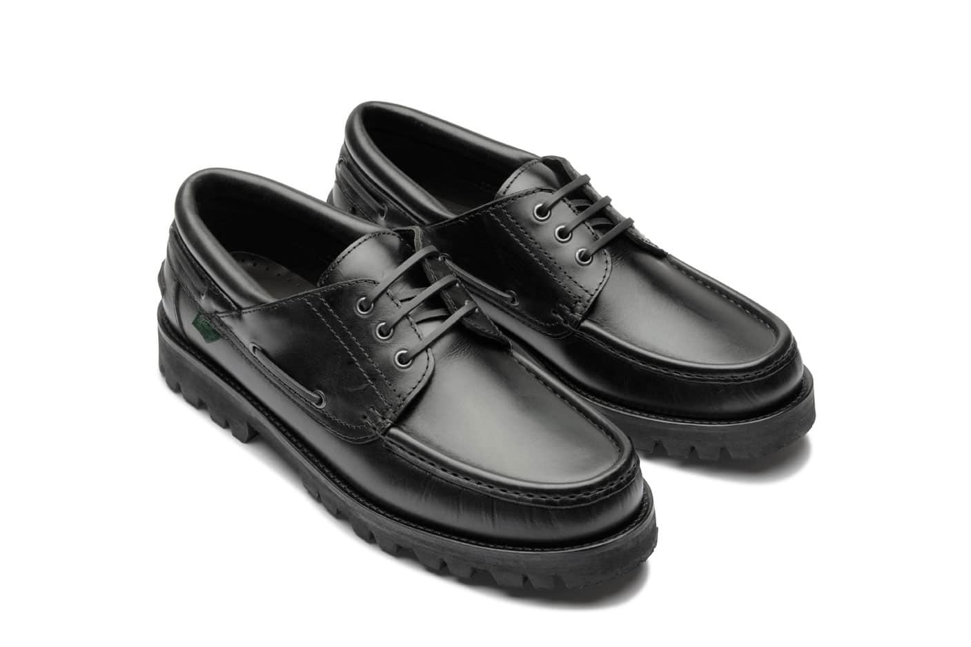 Briac - Black Silk - Rubber Sole
