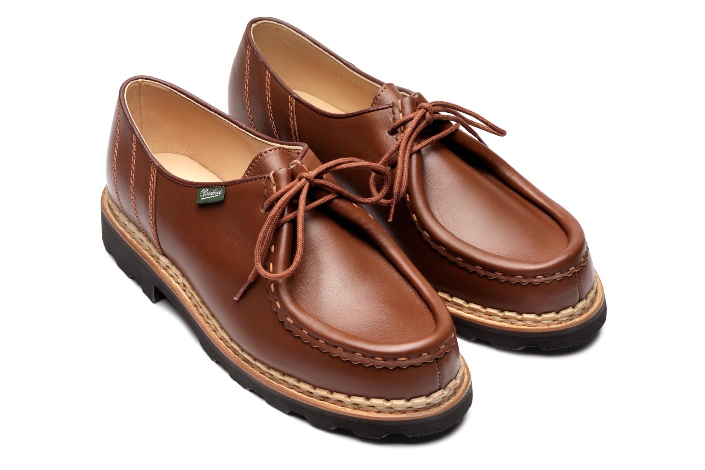 Morzine - Brown Lily - Rubber Sole