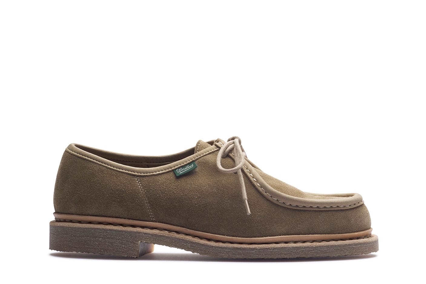Micka - Velours Sand - Rubber Sole