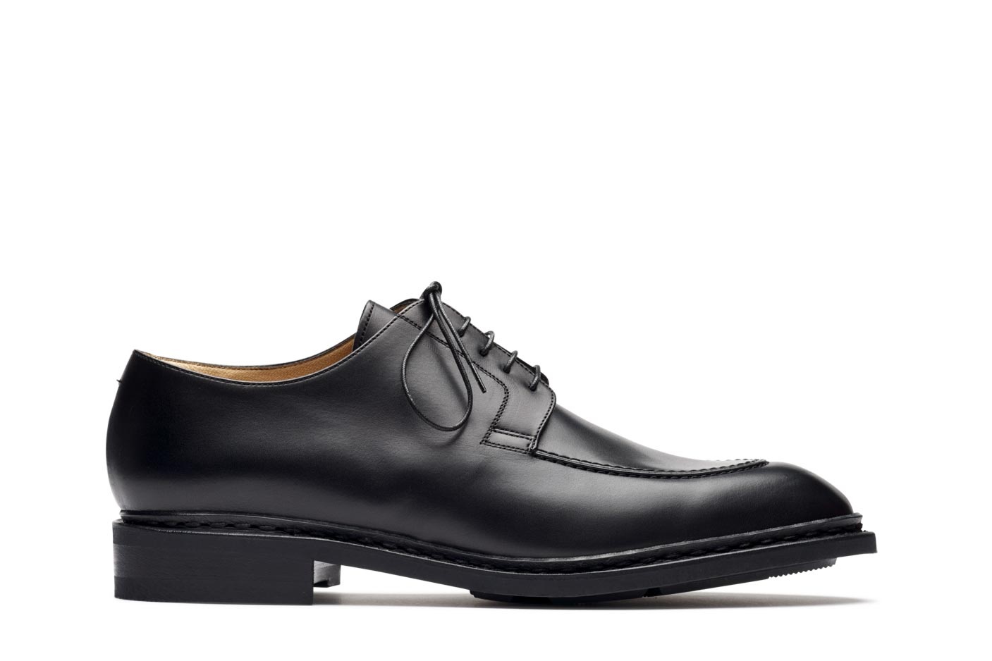 Rousseau - Black Silk - Leather And Rubber Sole