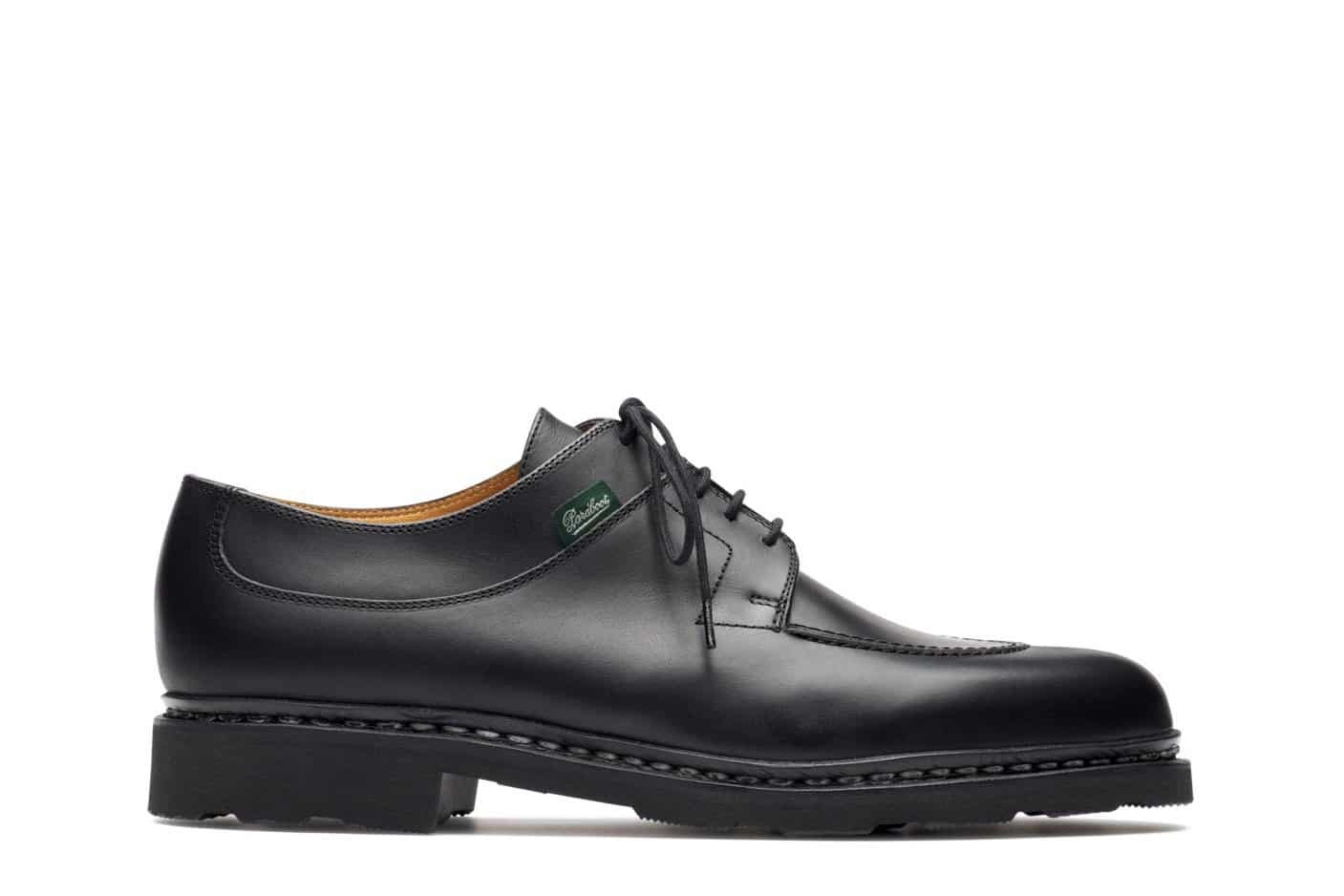 Avignon - Black Silk - Rubber Sole
