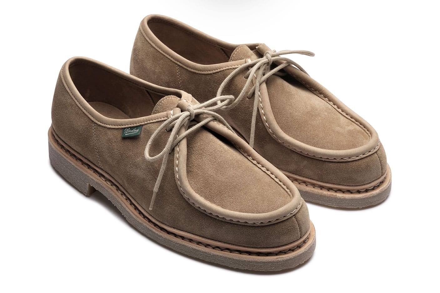 Micka - Velours Sand - Rubber Sole