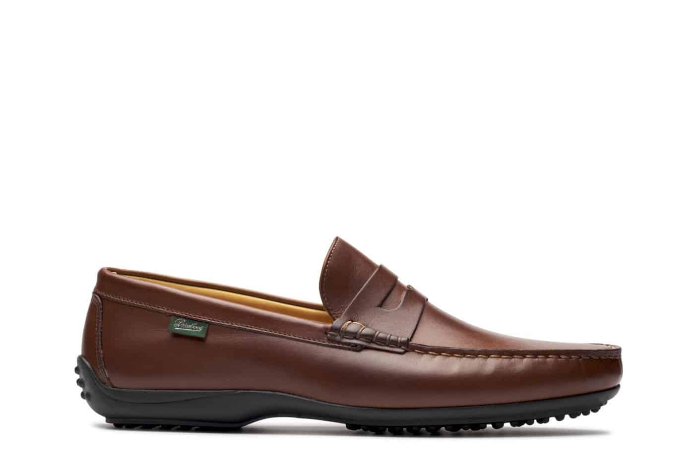 Cabrio - Lisse Gold - Rubber Sole