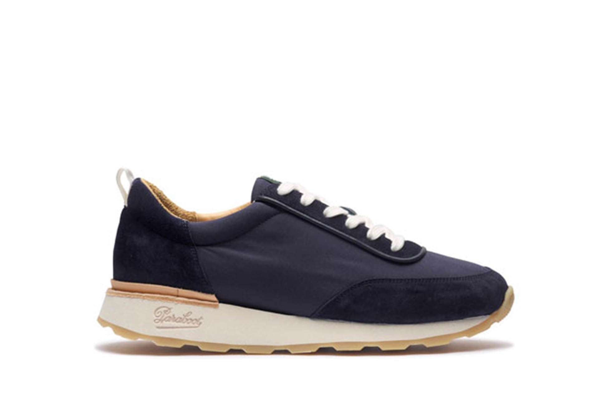Cosmos - Navy Velvet/Ventile - Rubber Sole