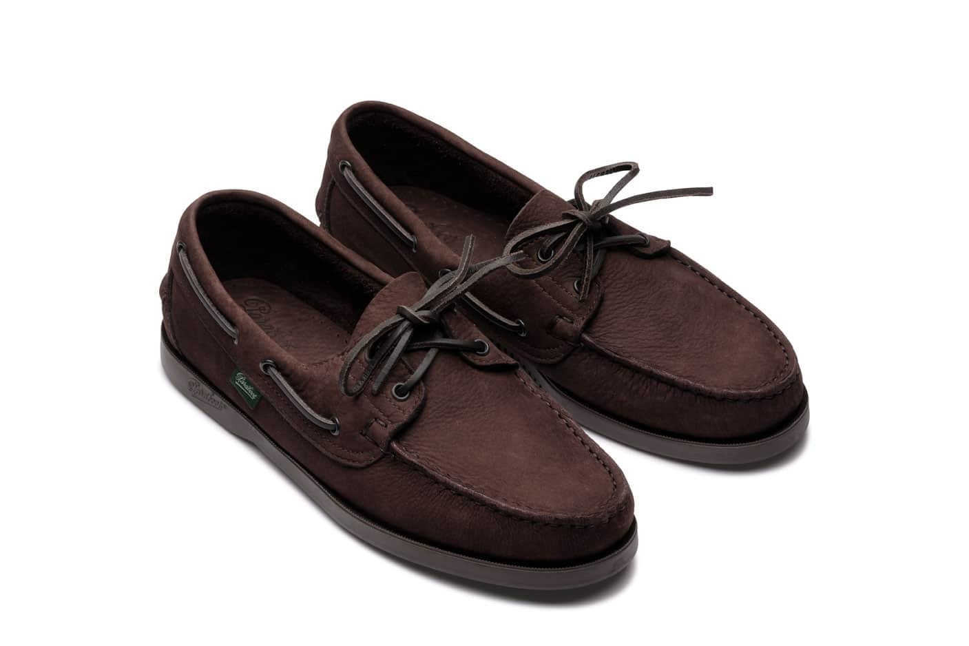 Barth - Taurillon Nubuck Chocolate - Rubber Sole