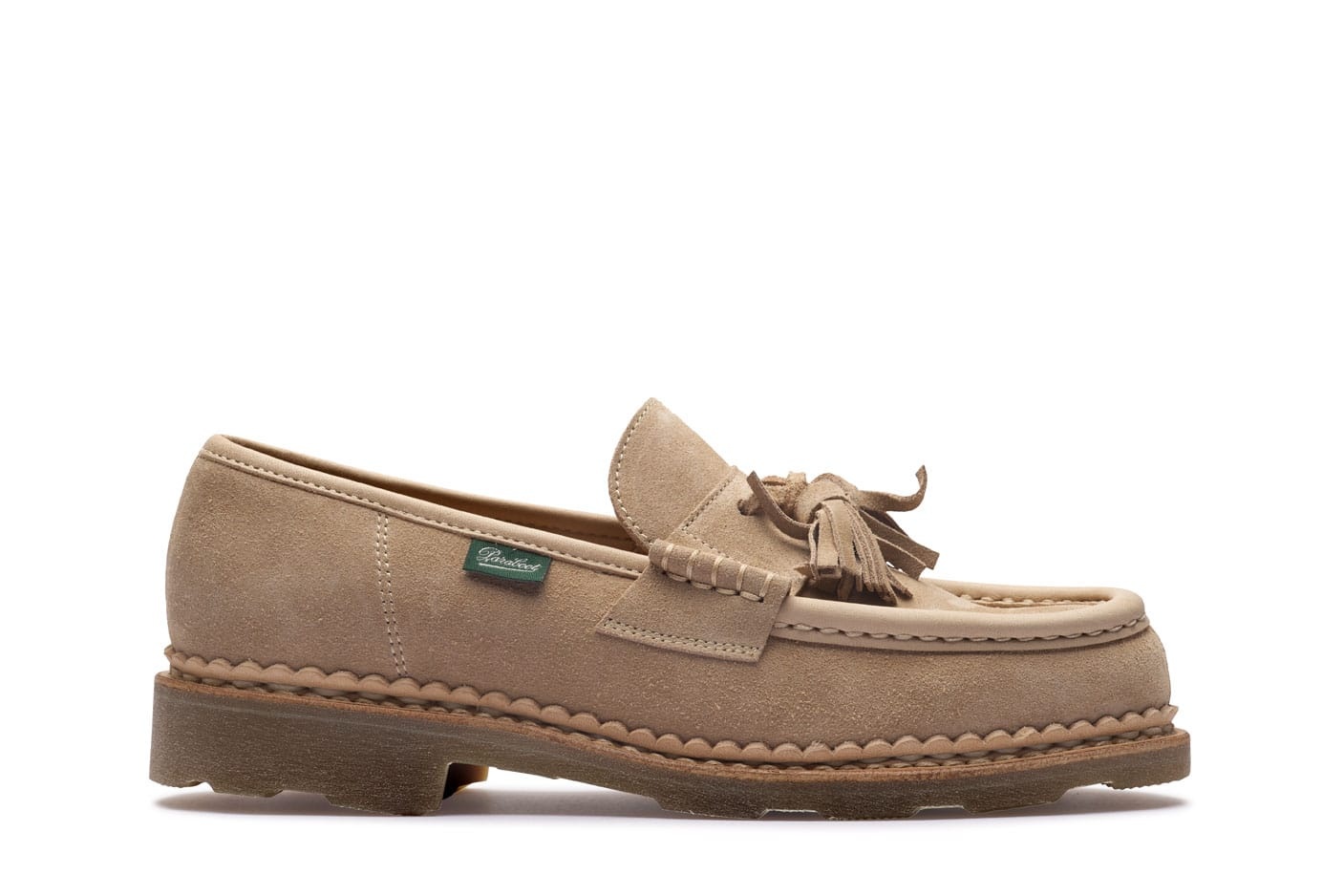 Orsay Nd P - Beige Velvet - Rubber Sole