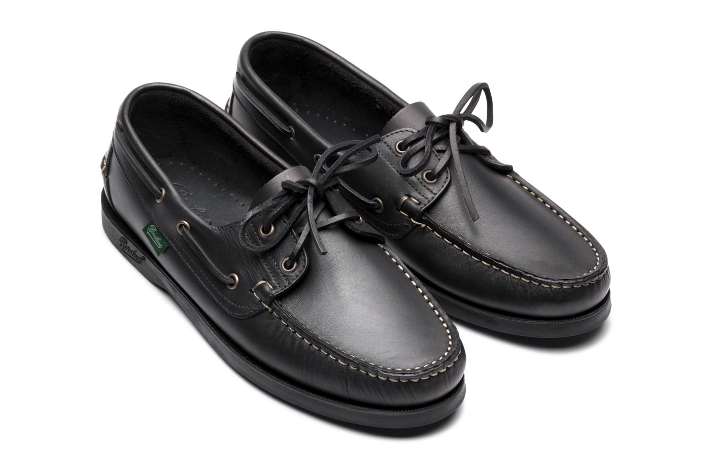 Barth - Black Silk - Rubber Sole