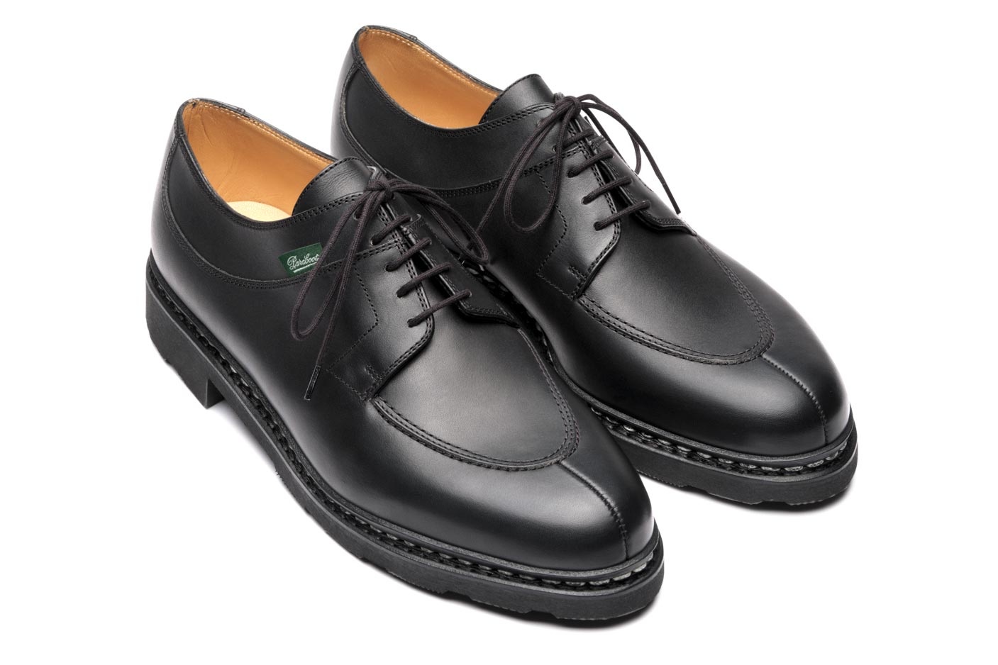 Avignon - Black Silk - Rubber Sole