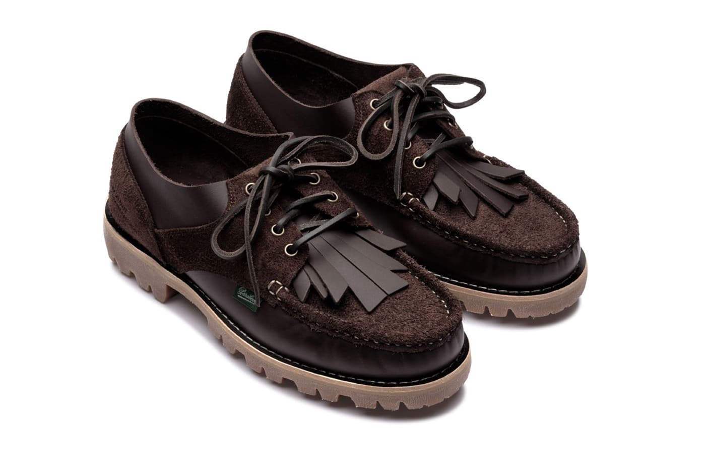 Thiers Universal Works - Smooth/Velours Cafe - Rubber Sole