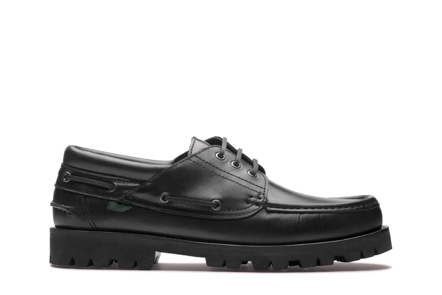 Briac - Black Silk - Rubber Sole