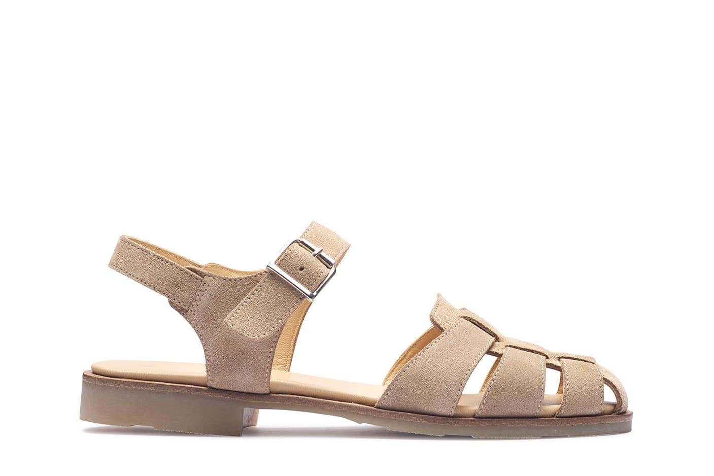 Bilbao - Nutmeg Velvet - Rubber Sole