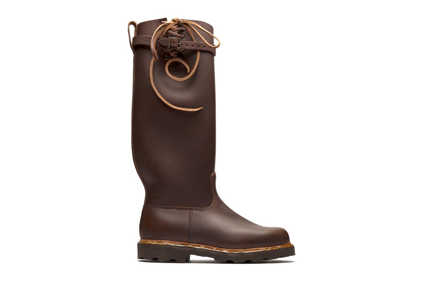 Saumur - Brown Lily - Rubber Sole