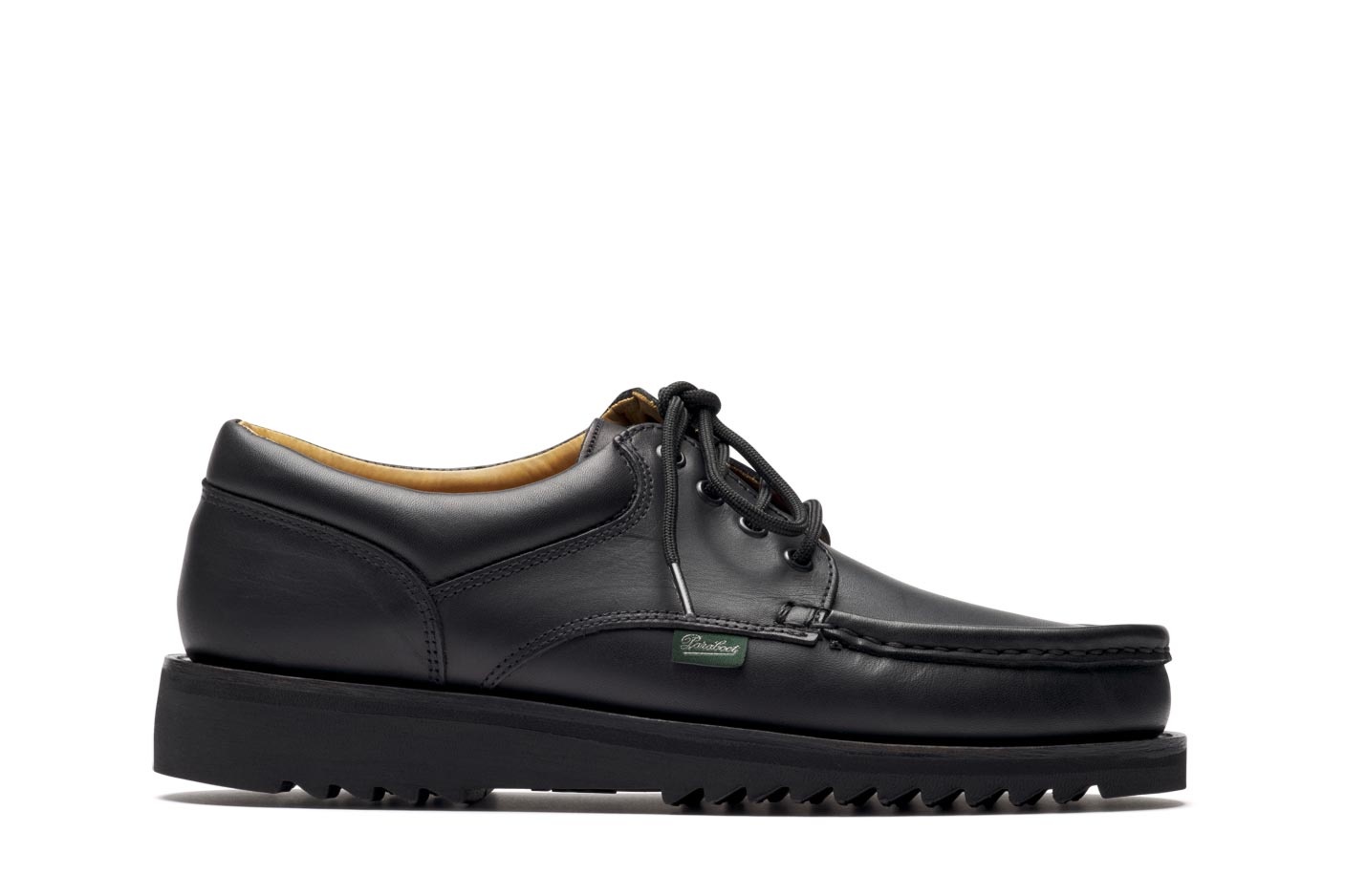 Thiers - Black Silk - Rubber Sole